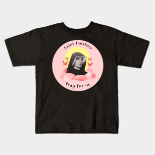 Saint Faustina Kids T-Shirt